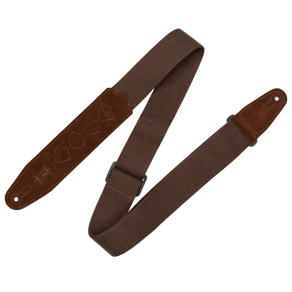 Levy's Leathers - MC2PH-BRN - 2" Brown Cotton Pick Holder Strap