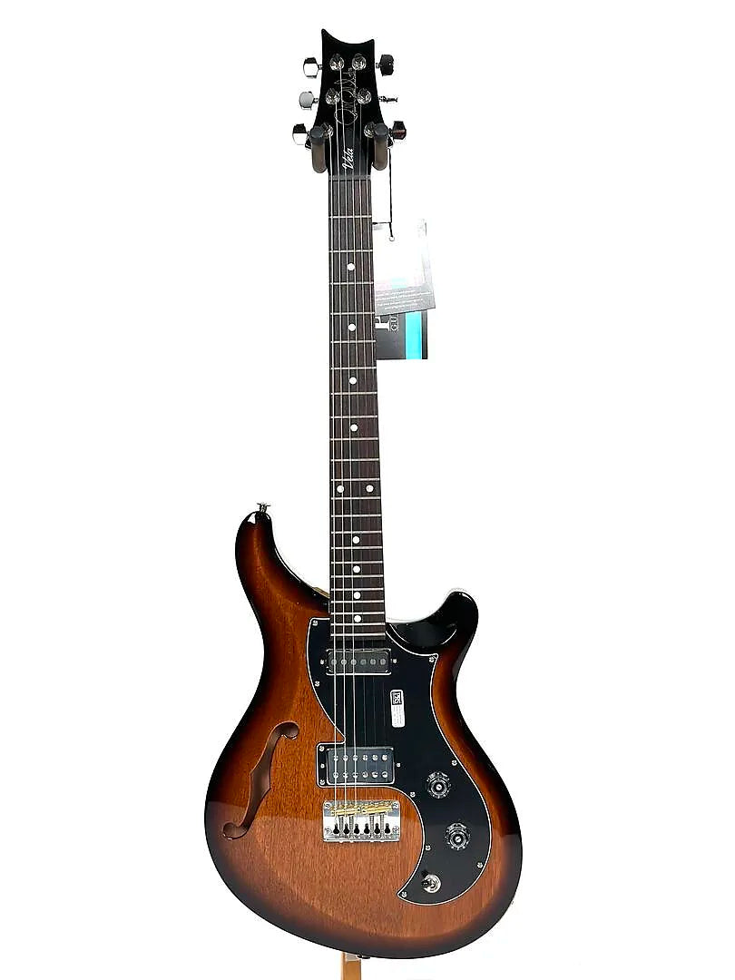 PRS S2 Vela Semi-Hollow - McCarty Tobacco Sunburst Gloss Finish