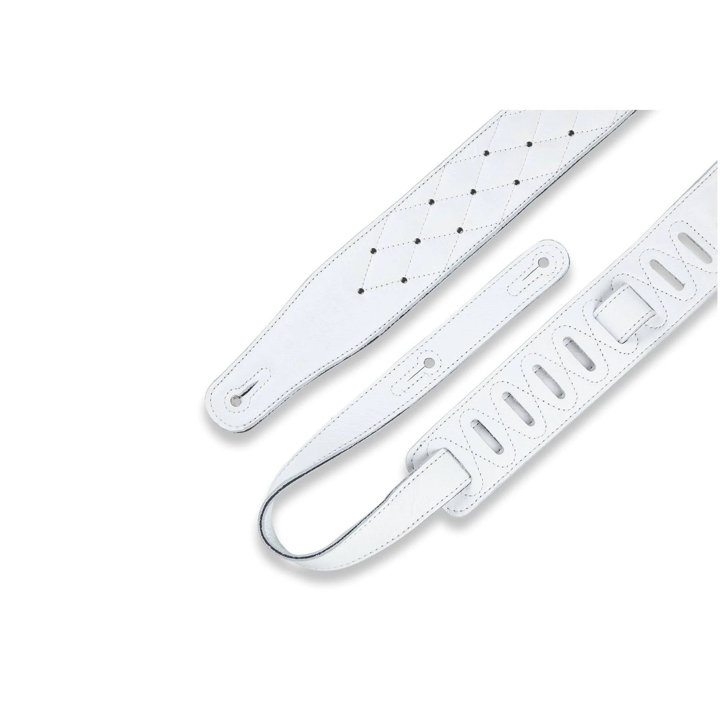 Levy's Leathers - MG26DS-WHT_ABK Guitar Strap