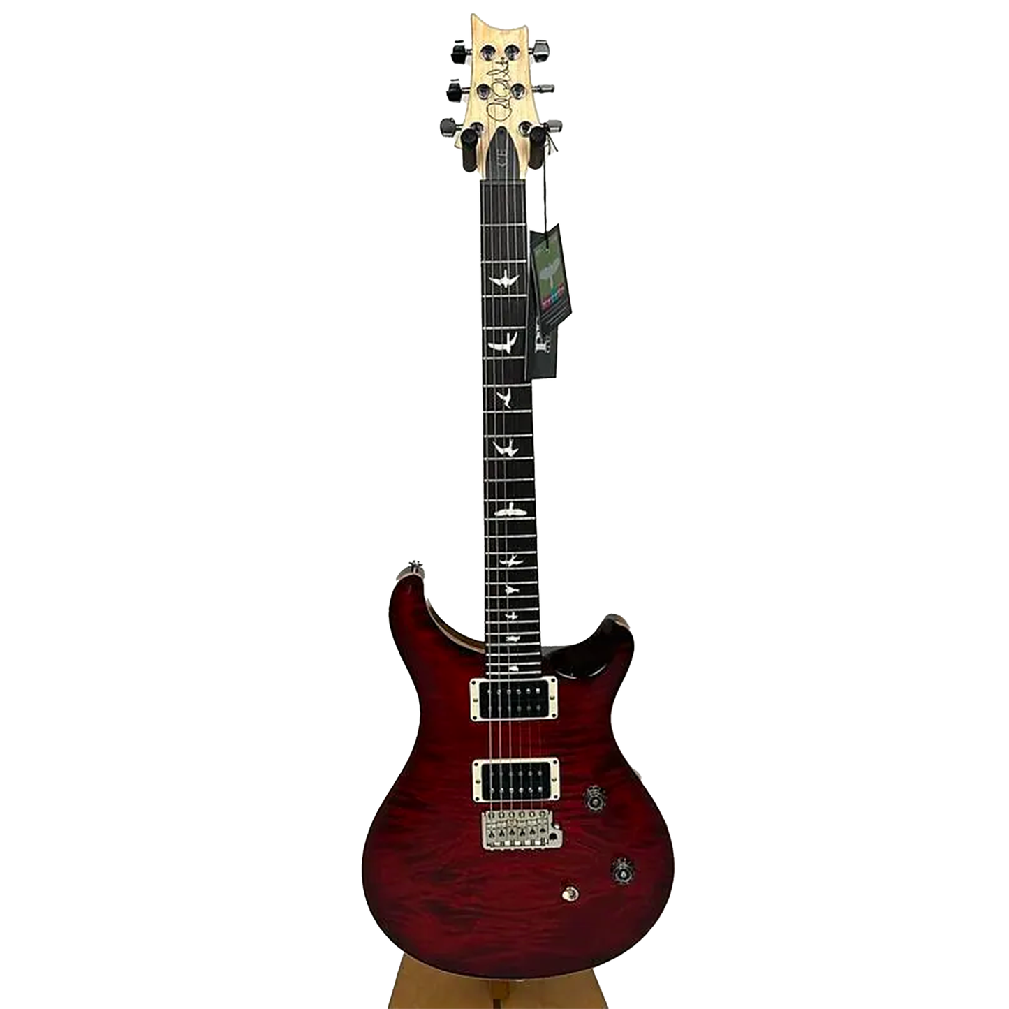 PRS - CE24 - Electric Guitar in Fire Burst Red