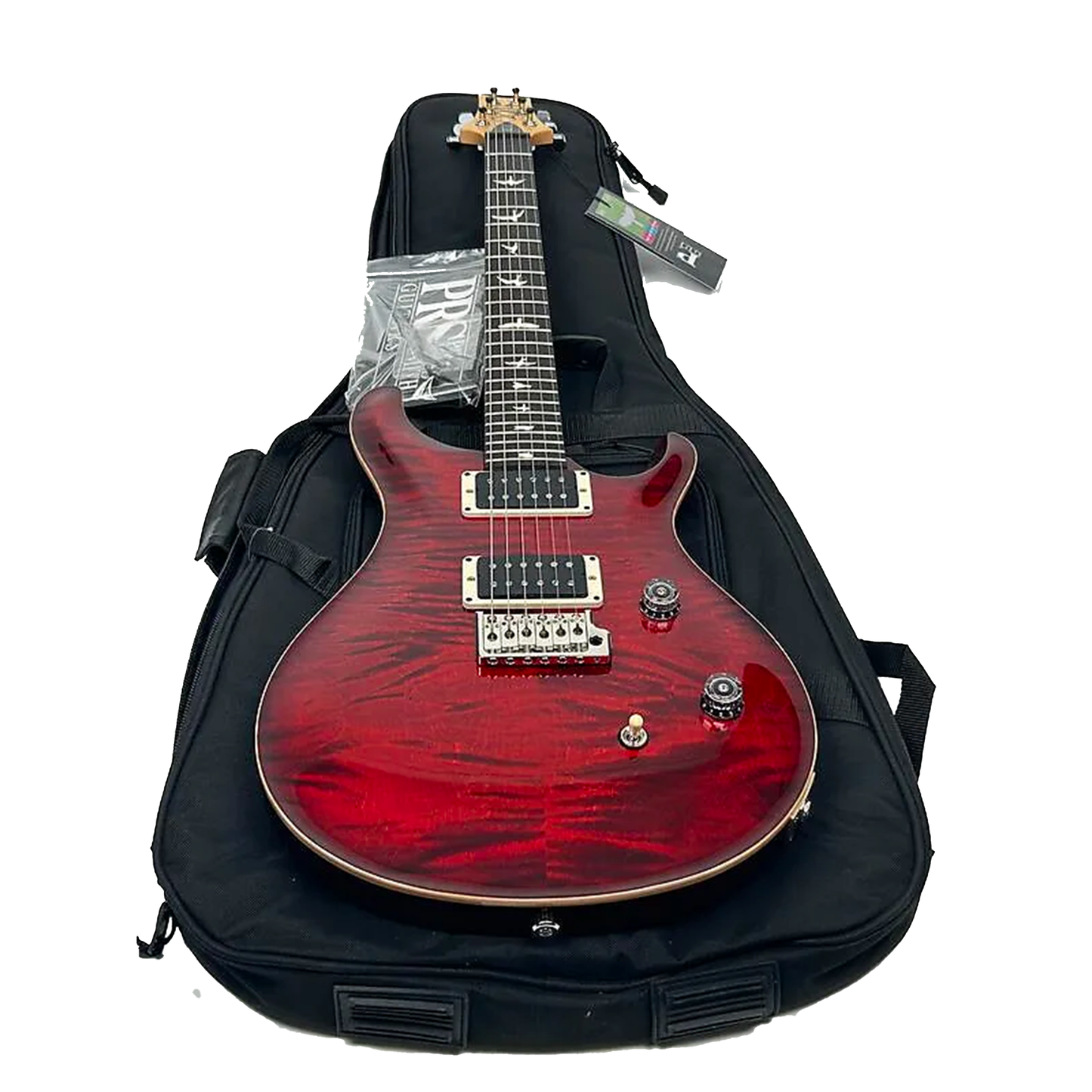 PRS - CE24 - Electric Guitar in Fire Burst Red