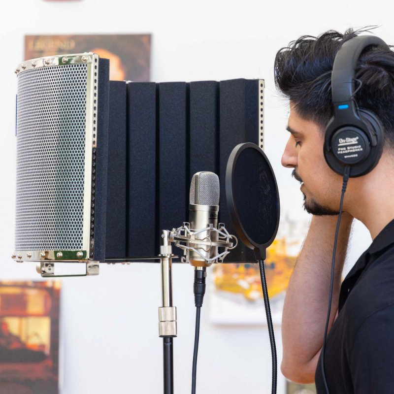 Pop Blocker with Clamp and Gooseneck