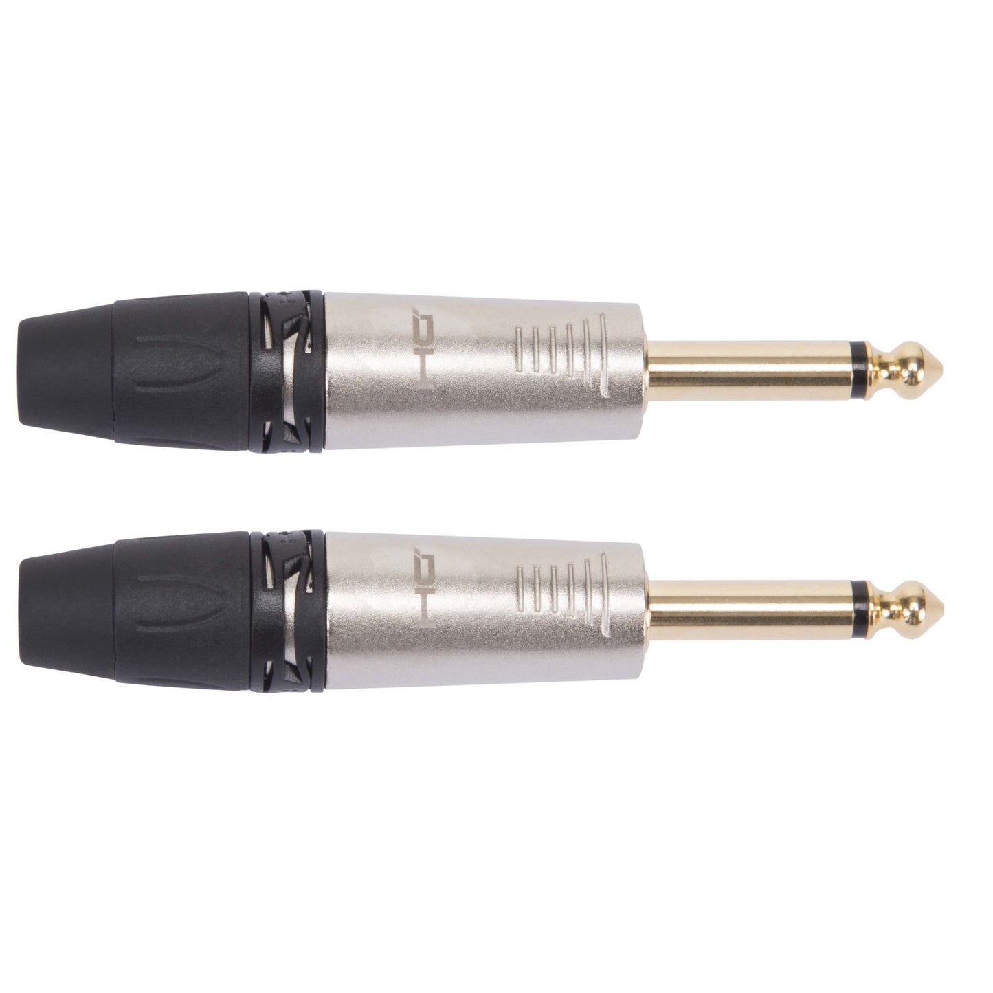 DieHard DHJ63MNK2 ONEHERO 1/4" Mono jack plug (Nickel, 2-pack)