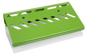 GPB-LAK-GR - Green Aluminum Pedal Board; Small w/ Carry Bag