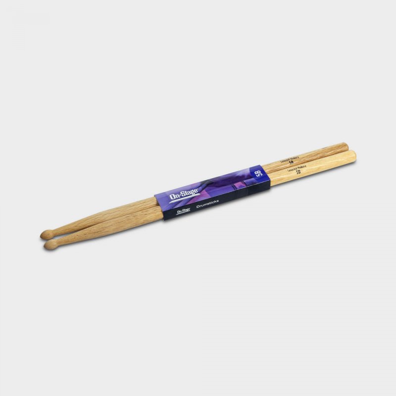 Hickory Drum Sticks (5B, Wood Tip, 12pr)