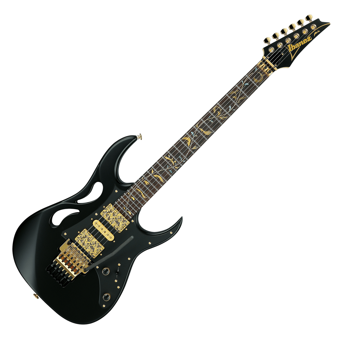 Ibanez PIA3761XB Steve Vai Signature - Electric Guitar with Edge Tremolo - Onyx Black