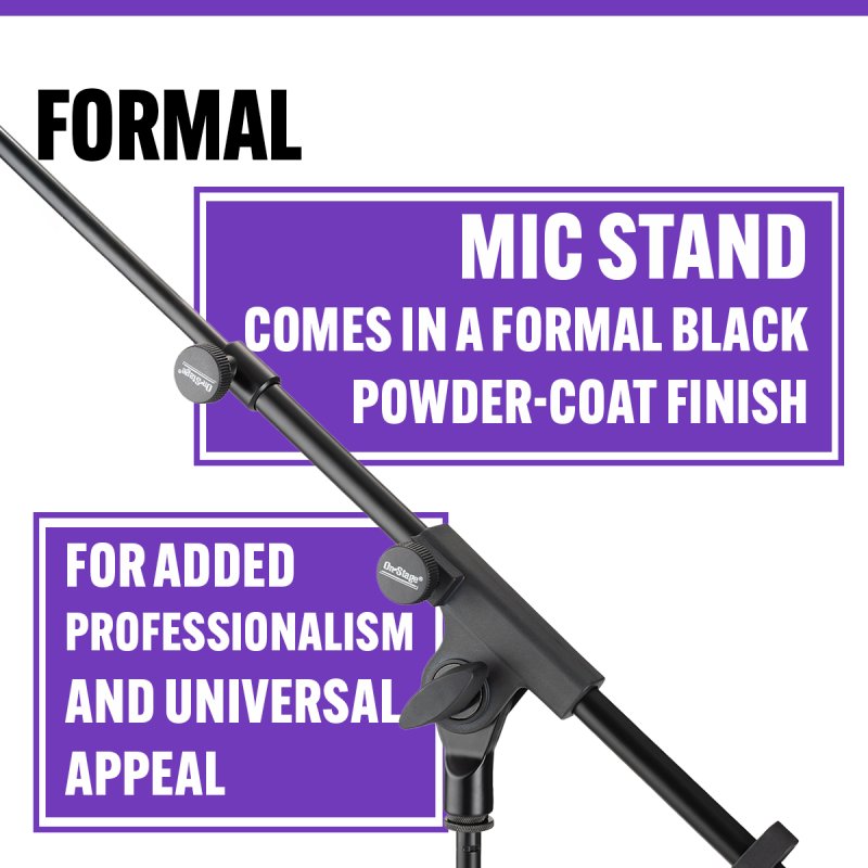 OS MS500 Travel Mic StandP65, ROHS, Reach DQTY 12