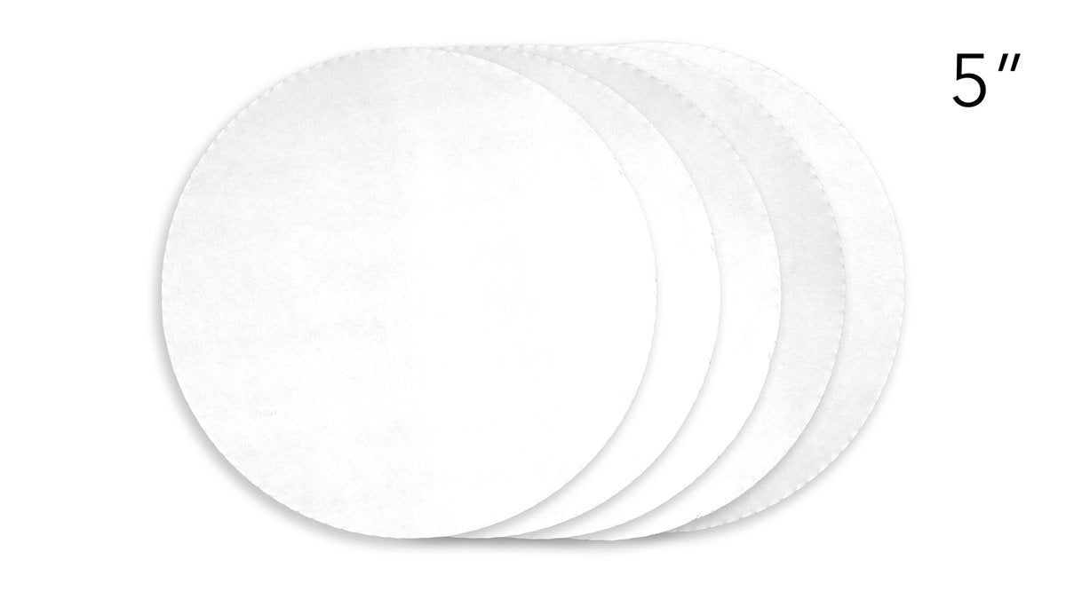 GBELLCVR0405FILTER - 5 pack of 5 inch MERV 13 filters - GBELLCVR0405BK