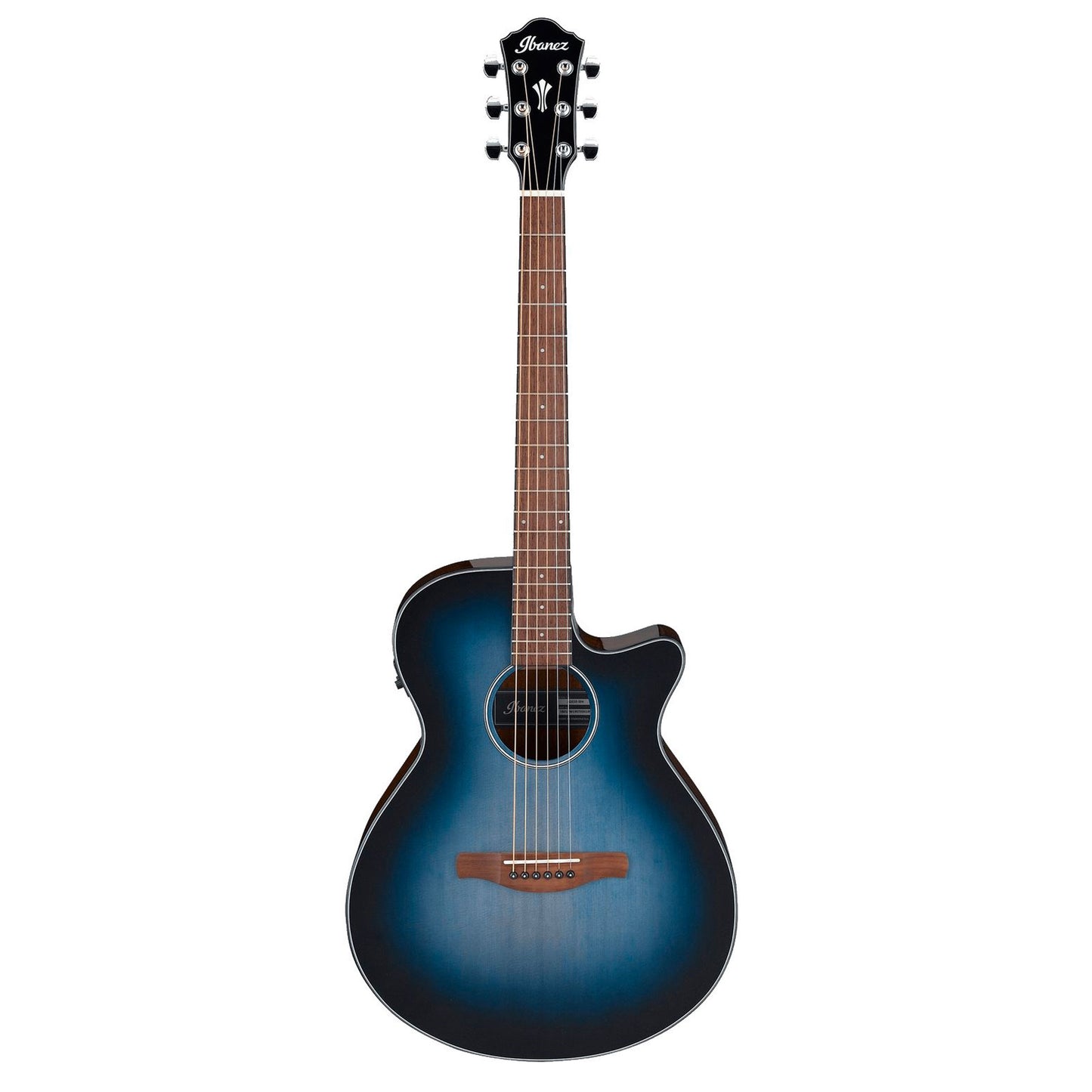 Ibanez AEG50 Acoustic-Electric Guitar in Indigo Blue Burst High Gloss