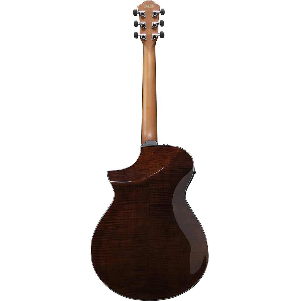 Ibanez AEWC300 Acoustic-Electric Guitar - Natural Browned Burst High Gloss
