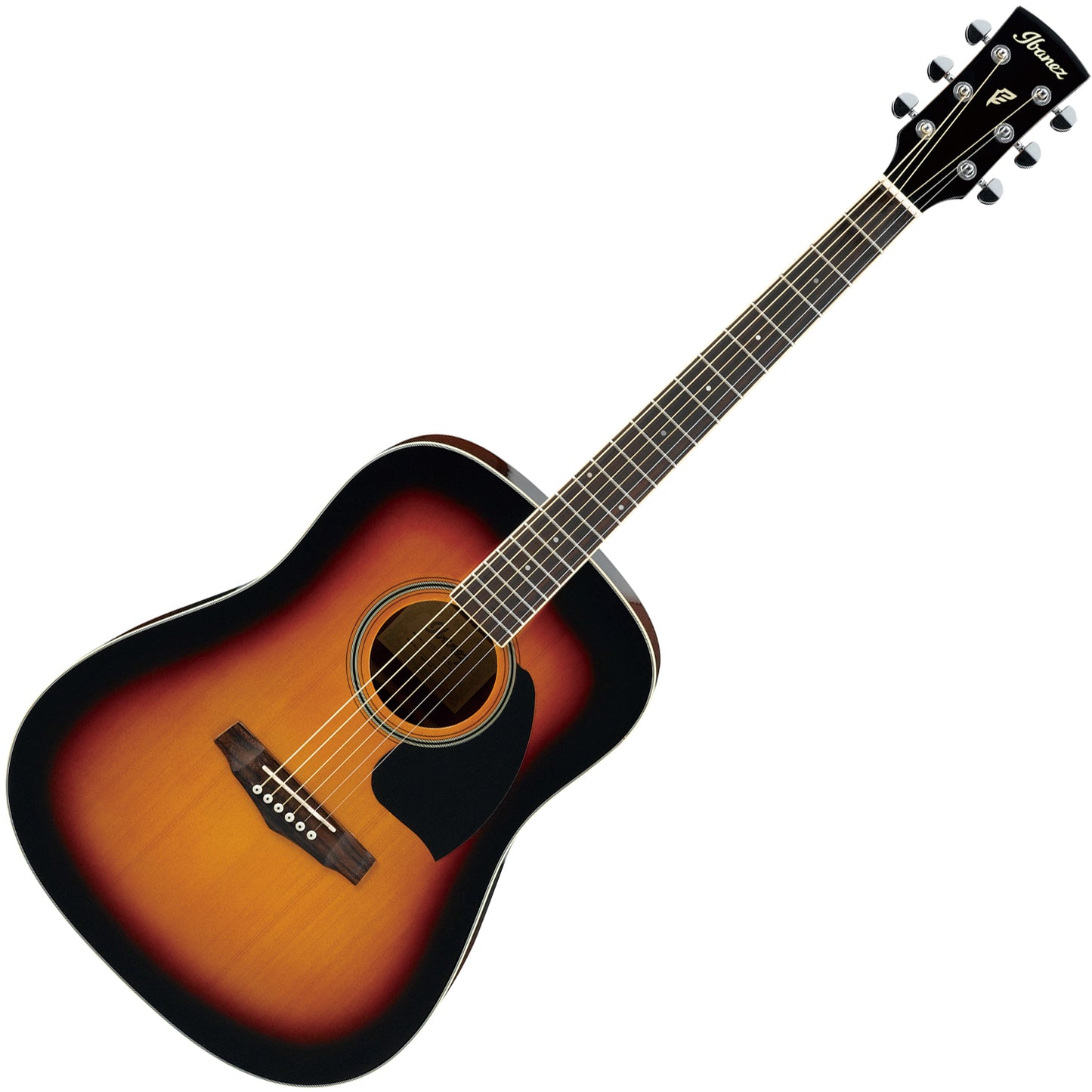 Ibanez PF15VS PF Series Vintage Sunburst High Gloss 6 String RH Acoustic Guitar