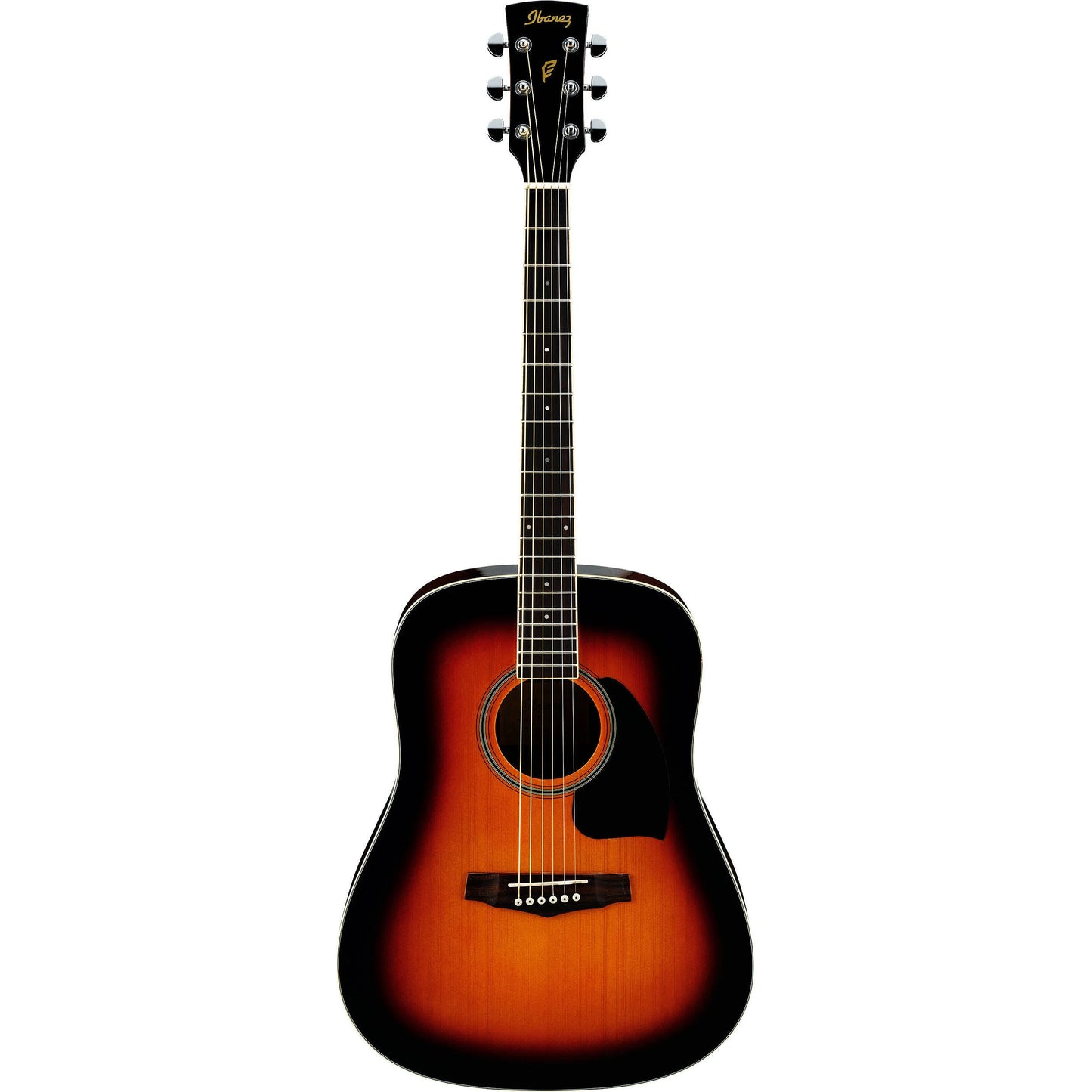 Ibanez PF15VS PF Series Vintage Sunburst High Gloss 6 String RH Acoustic Guitar