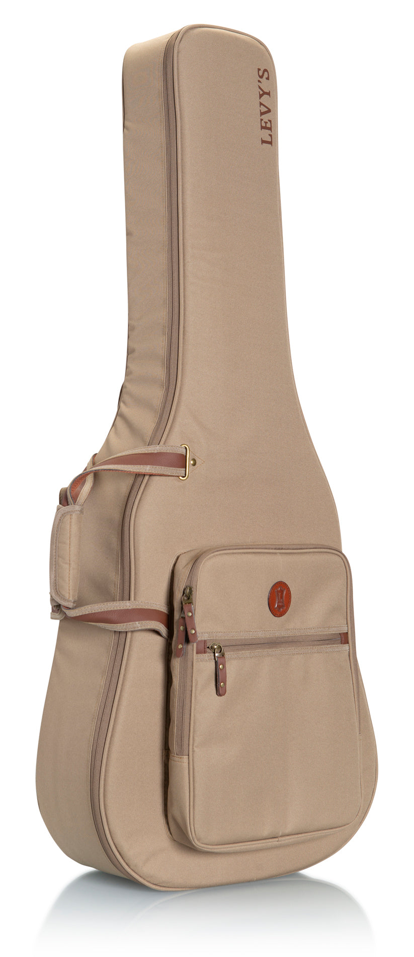 Levy's Deluxe Gig Bag for Dread Guitars - Tan