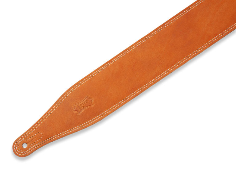 Levy's Leathers - M17BDS-TAN - 2.5" Wide Garment Leather Guitar Strap