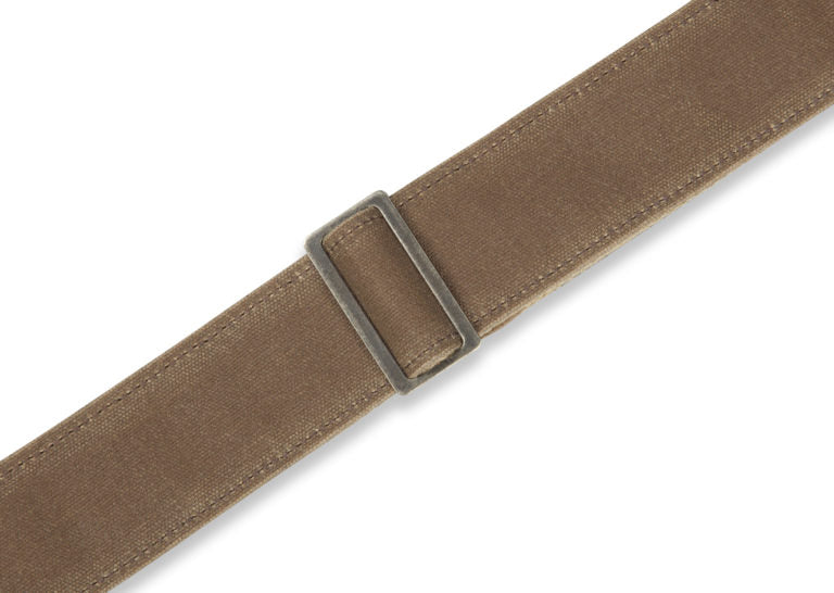 Levy's Leathers - M7WC-TAN - 2" Wide Waxed Canvas Guitar Strap