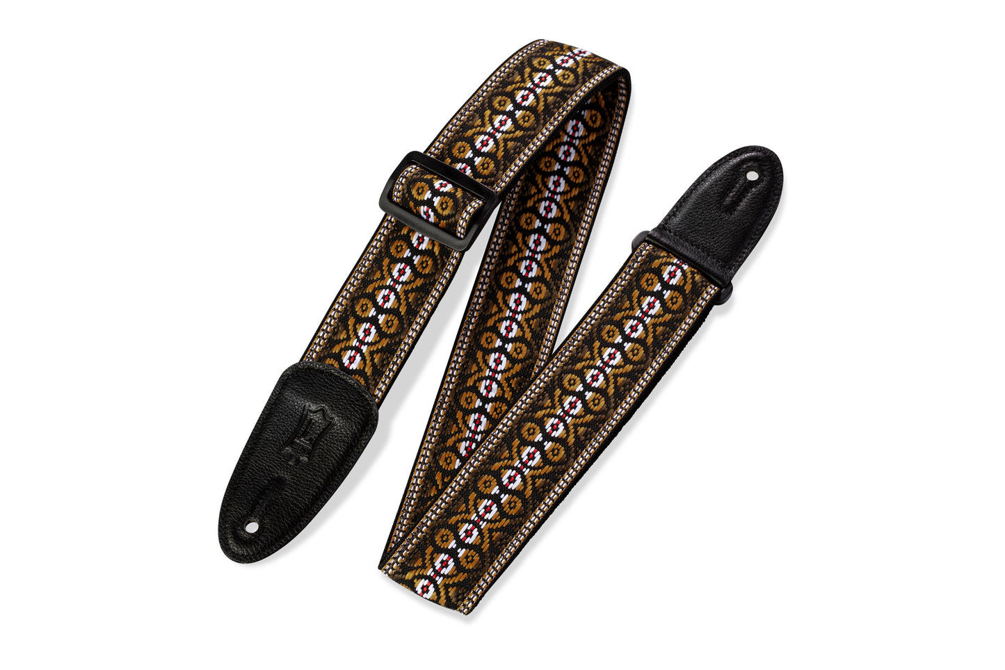 2" Wide Jacquard Guitar Strap.