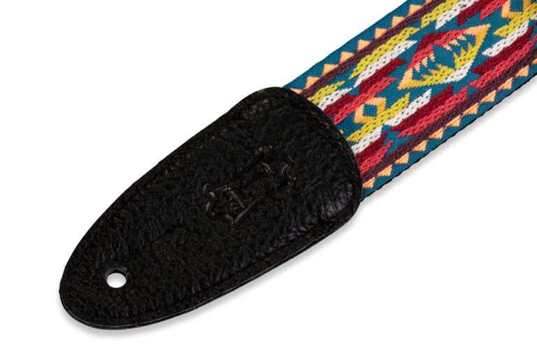 2" Wide Jacquard Guitar Strap.