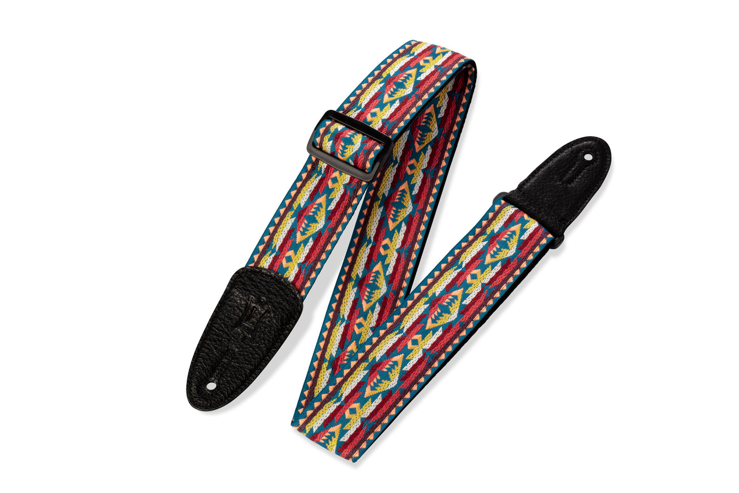 2" Wide Jacquard Guitar Strap.