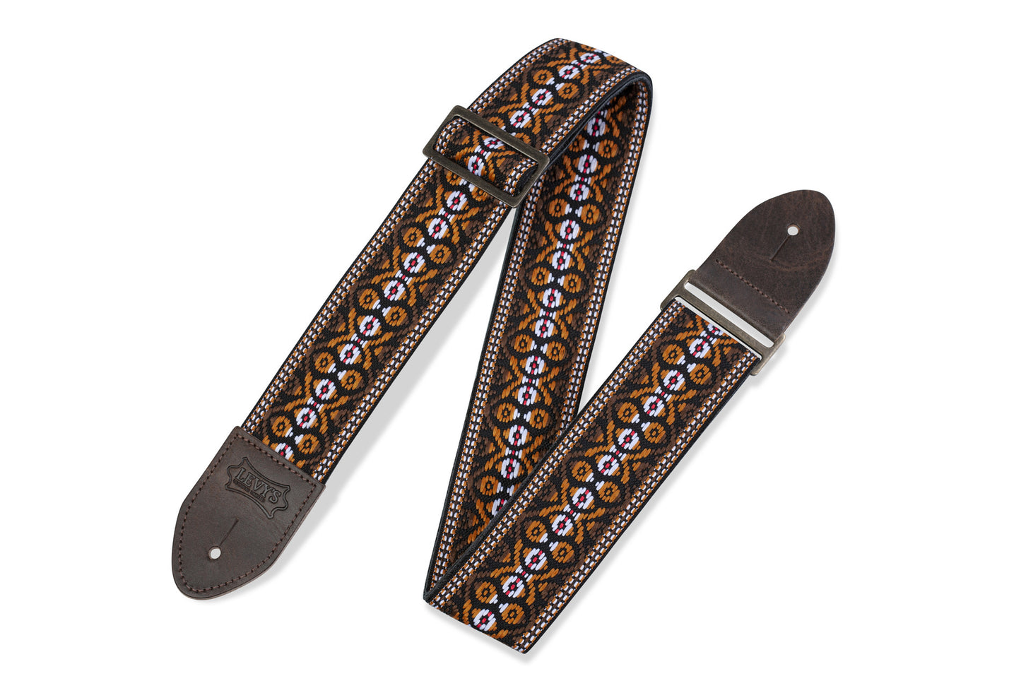 2" Wide Jacquard Guitar Strap.