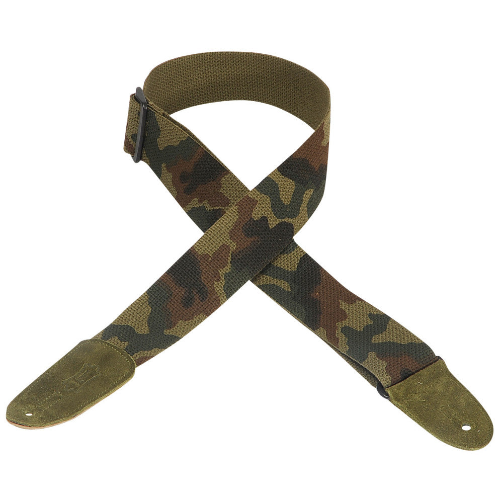 Levy's Leathers - MC8-CAM - 2" Camo Cotton Guitar Strap