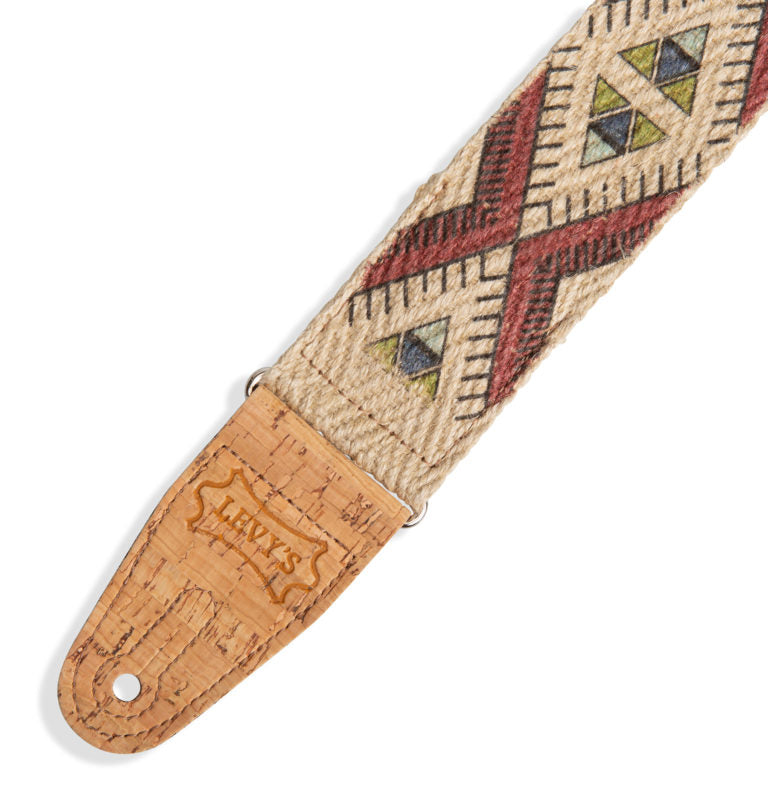 Levy's Leathers - MH8P-002 - 2 inch Wide Hemp Guitar Strap
