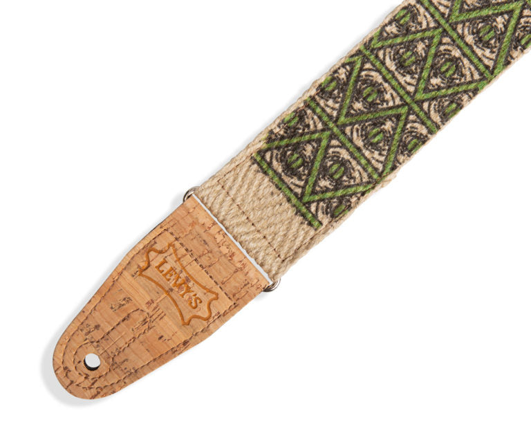 Levy's Leathers - MH8P-005 - 2 inch Wide Hemp Guitar Strap