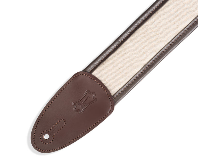 Levy's Leathers - MHG2-DBR - 2.5 inch Wide Hemp Guitar Strap.