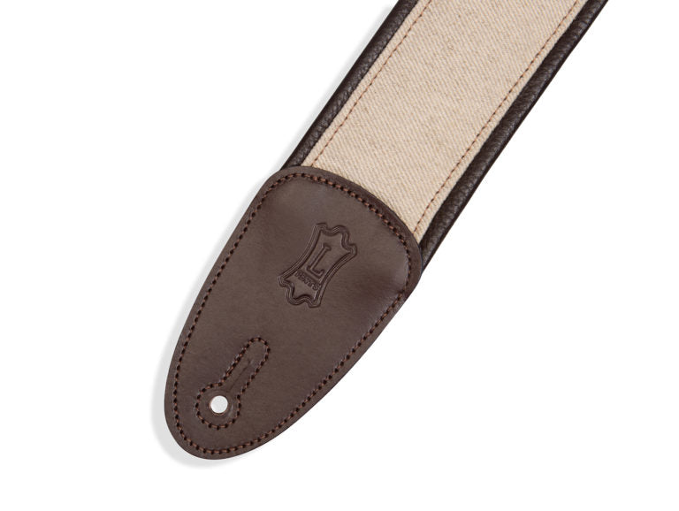 Levy's Leathers - MHG7-DBR - 2.5 inch Wide Hemp Guitar Strap