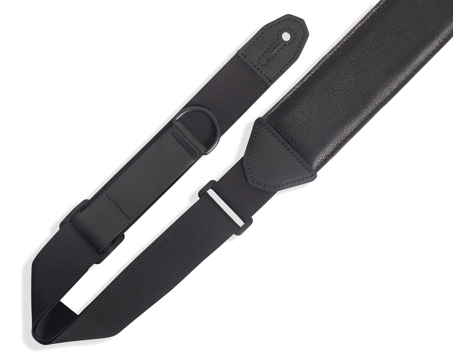 Levy's Leathers - MRHGS-BLK - 2 1/2 inch Wide Ergonomic RipChord™ Guitar Strap.
