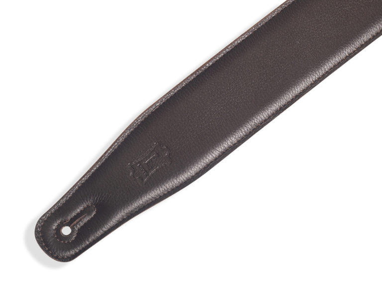 Levy's Leathers - MRHGS-DBR - 2 1/2 inch Wide Ergonomic RipChord™ Guitar Strap.