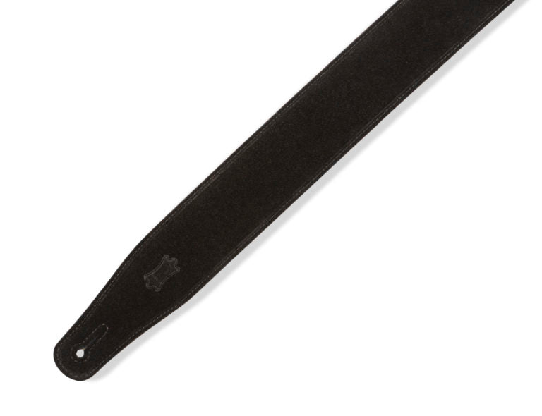 Levy's Leathers - MRHSP-BLK - 2.5" Wide Suede RipChord™ Guitar Strap