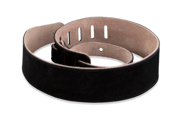 Levy's Leathers - MS26-BLK 2 1/2" Wide Black Suede Guitar Strap