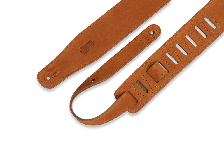 Levy's Leathers - MS26-CPR - 2 1/2" Wide Copper Suede Guitar Strap.