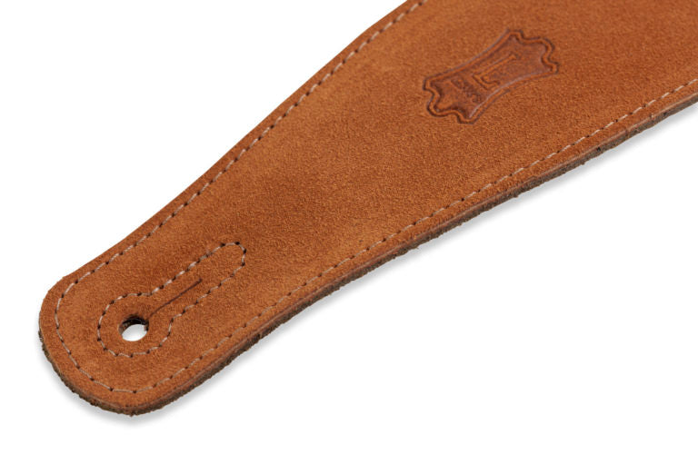 Levy's Leathers - MS26-CPR - 2 1/2" Wide Copper Suede Guitar Strap.