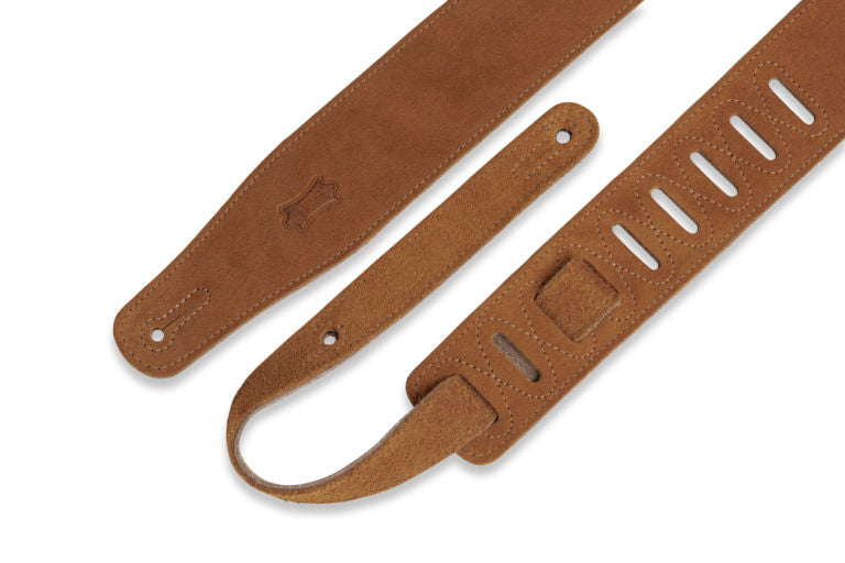Levy's Leathers - MS26-HNY - 2 1/2" Wide Honey Suede Guitar Strap