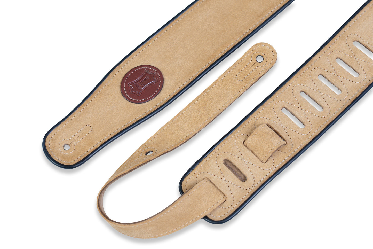 Levy's Leathers - MSS3-TAN - 2 1/2" Tan Suede Guitar Strap