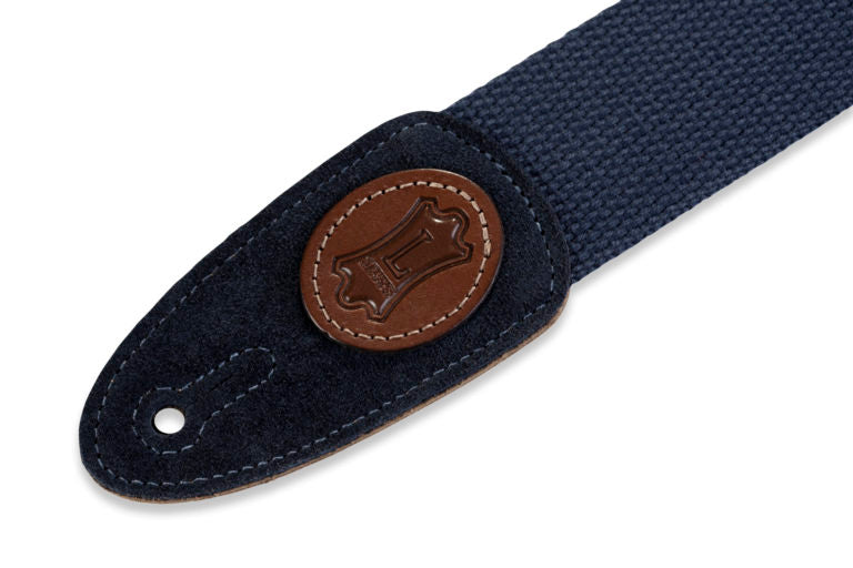 2" Wide Navy Cotton Guitar Strap.