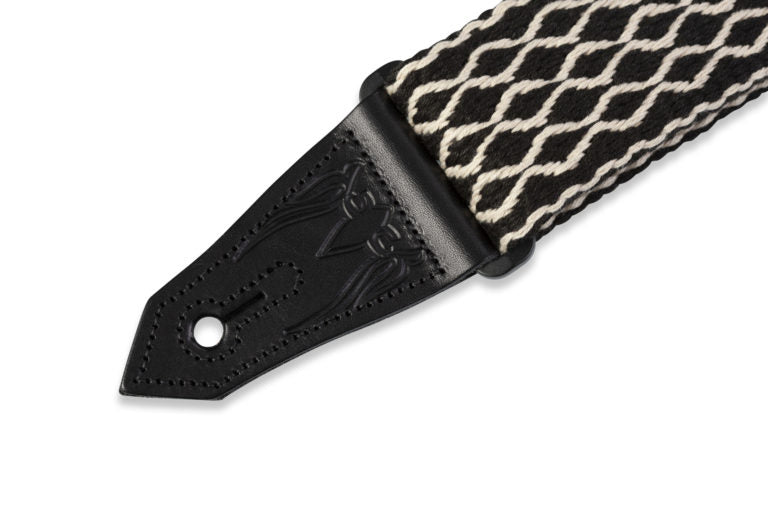 Levy's Leathers - MSSC80-BLK/WHT - Guitar Strap