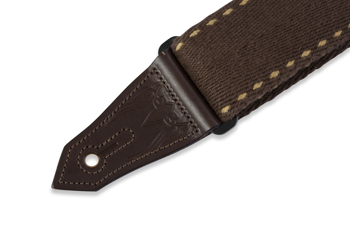 Levy's Leathers - MSSC80-BRN - 2" Wide Brown Cotton Guitar Strap