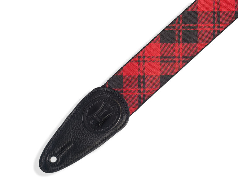 Levy's Leathers - MSSPLD8-RED - 2" Wide Polyester Guitar Strap