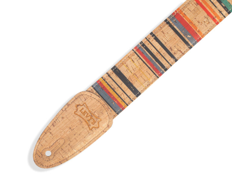 Levy's Leathers - MX8-003 - 2 inch Wide Cork Guitar Strap.