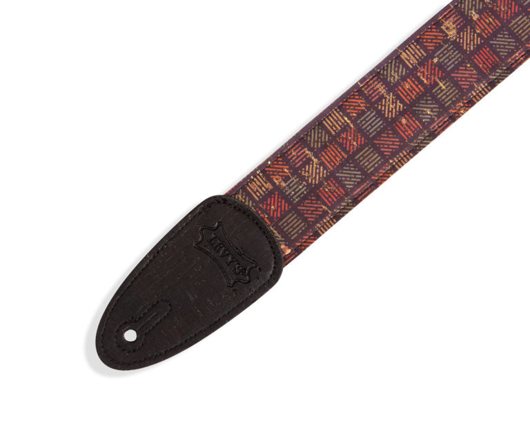 Levy's Leathers - MX8-004 - 2 inch Wide Cork Guitar Strap