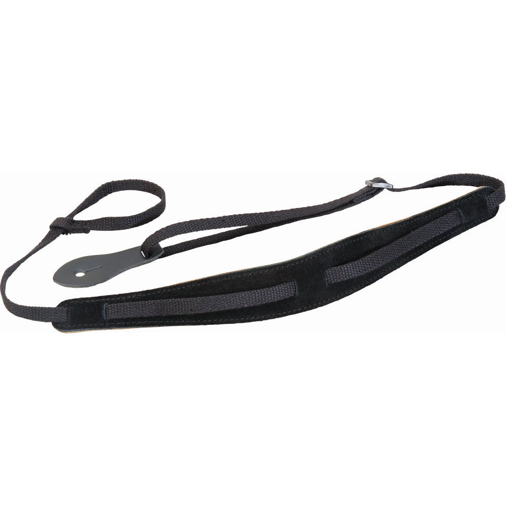 Levy's Leathers - M19CP-BLK - 1/2" Wide Black Cotton Mandolin Strap.