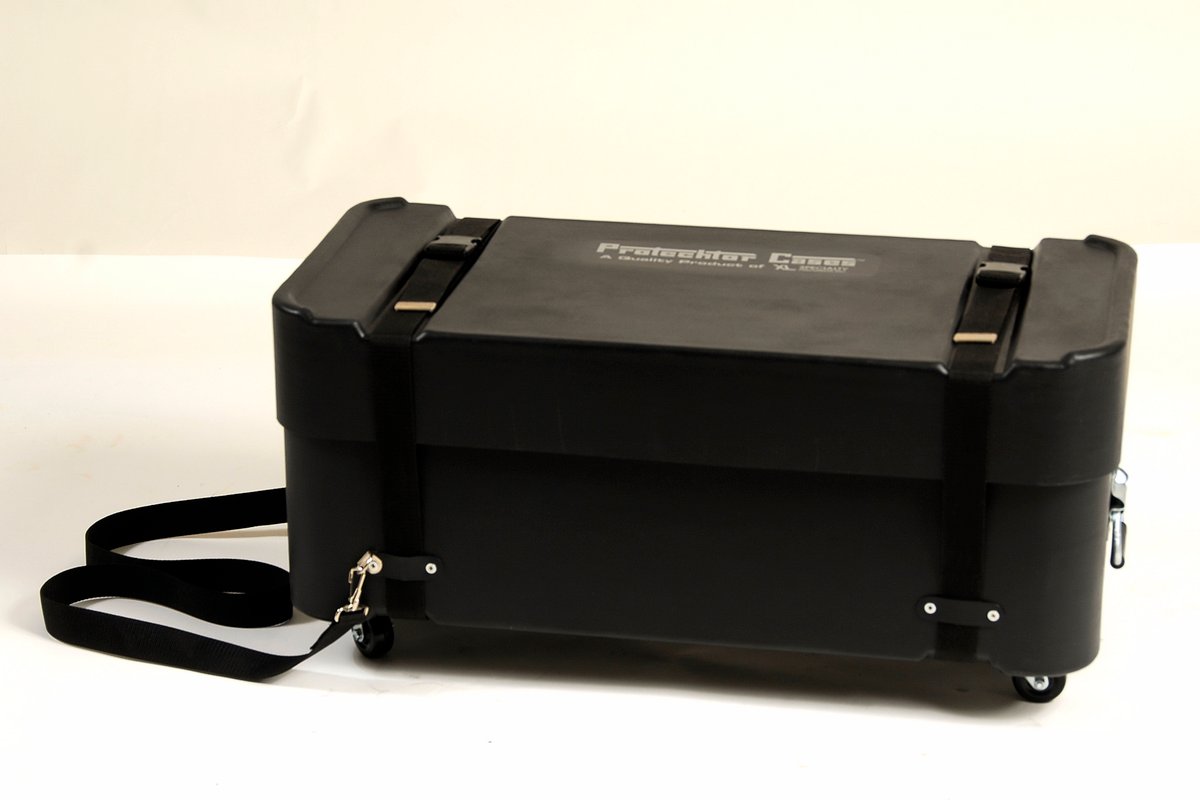 Molded PE Accessory Case; Super Compact w/ Wheels - 30"X14"X12"