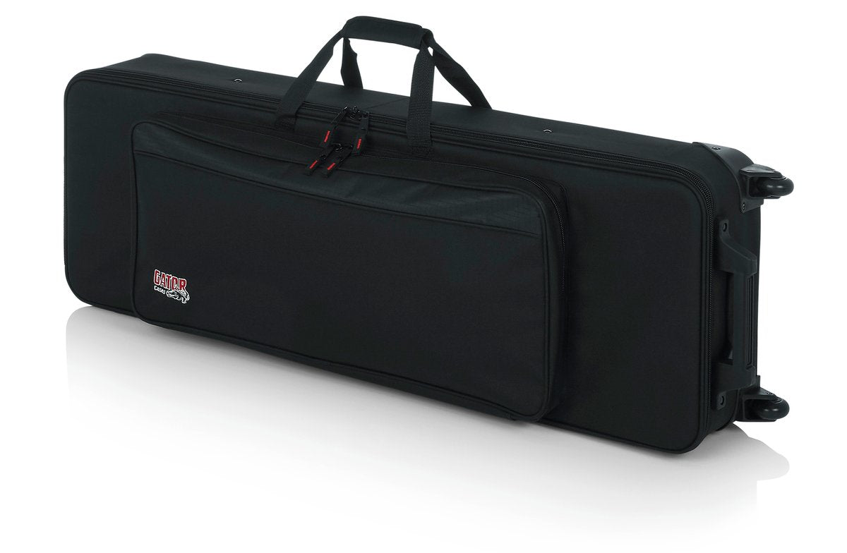 Rigid EPS Foam Lightweight Case w/ Wheels for Slim 61-Note Keyboards