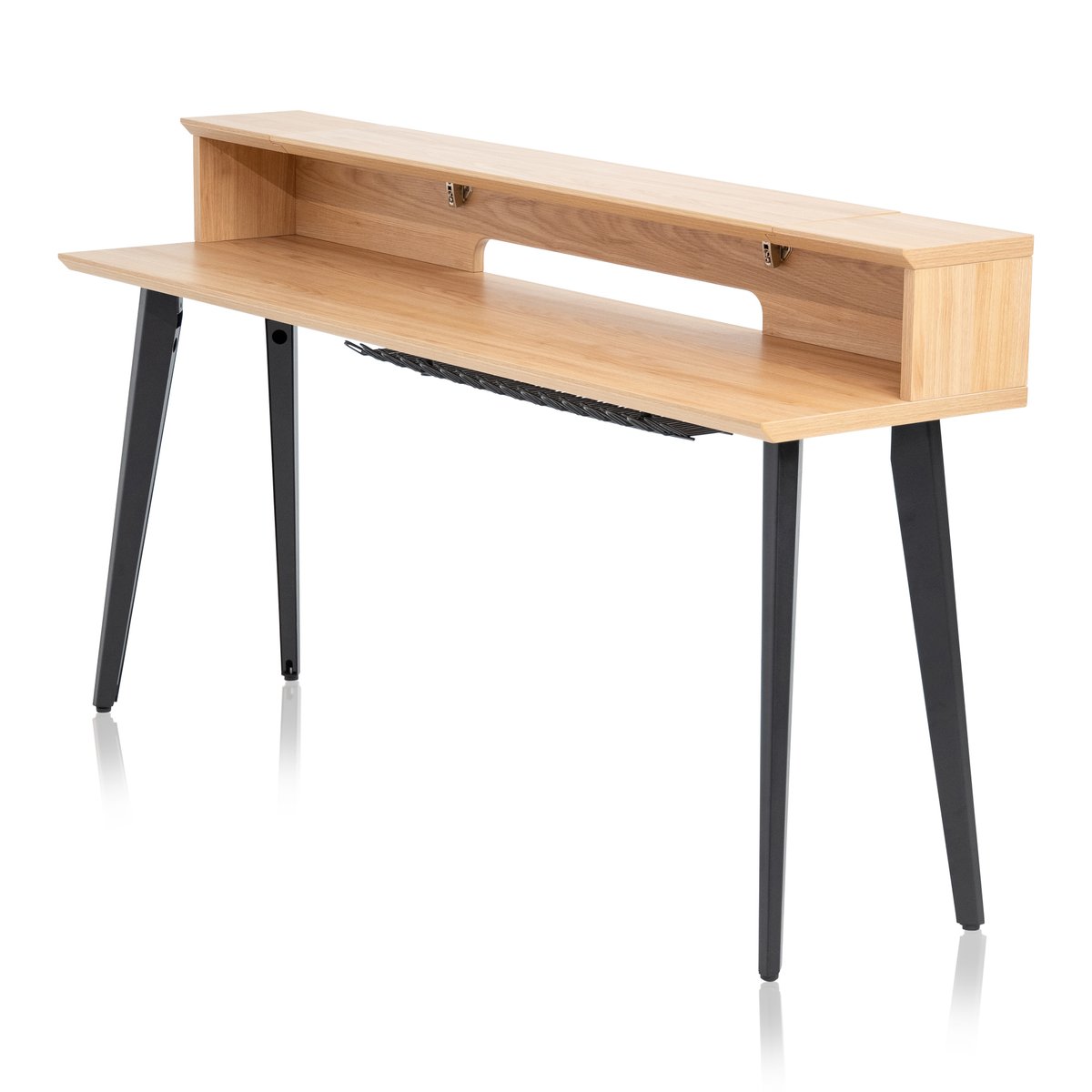 Elite Furniture Series 88-Note Keyboard Table in Natural Maple Matte Finish