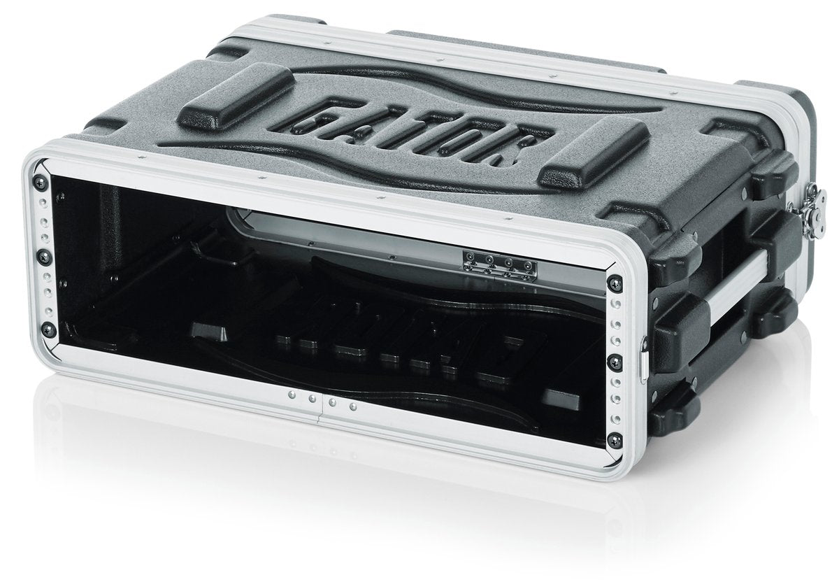 Molded PE Rack Case; Front, Rear Rails; 3U; 14.25" Deep