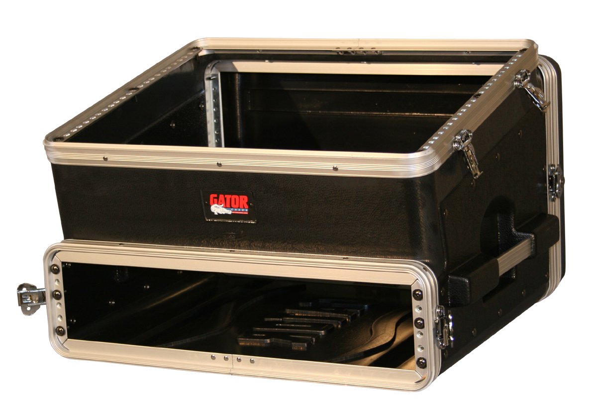 ATA Molded PE Slant Top Console Rack; 8U Top; 2U Bottom