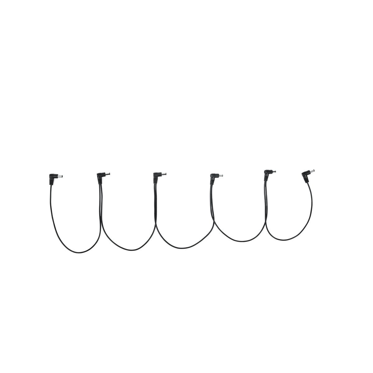 5-Output Daisy Chain Power Adapter Cable with Male Input Barrel Plug