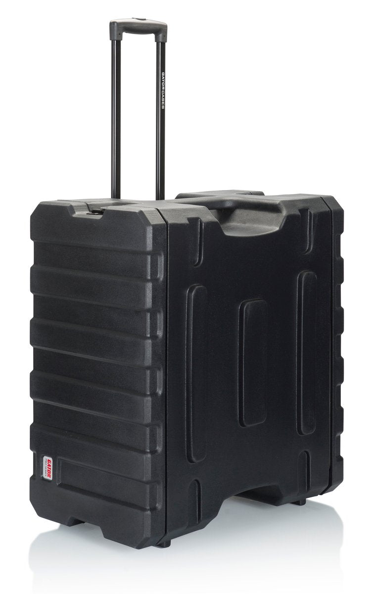 Pro-Series Molded Mil-Grade PE Rack Case; 6U, 19" Deep; w/ Handle & Wheels